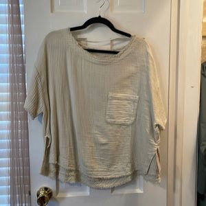 Free People flowy short sleeve tee